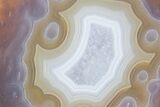 Polished Purple & Orange Banded Agate - Kerrouchen, Morocco #372665-1